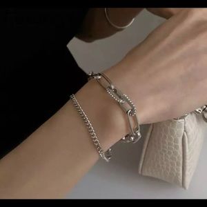 925 Sterling Silver Trendy Elegant Creative
Sparkling Zircon Stone Bracelet